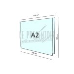 Porte Affiche Plexi 3 mm A2 Horizontal