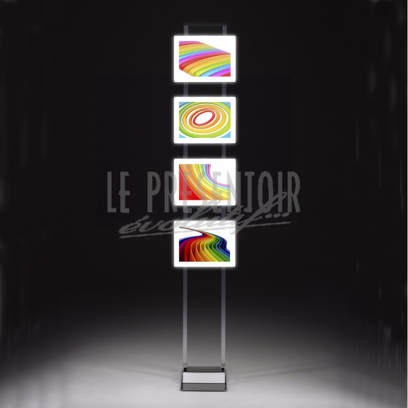 Le Présentoir Evolutif – Cadre Bois pour Porte Affiche led