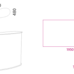 Comptoir Démontable XL Dimensions