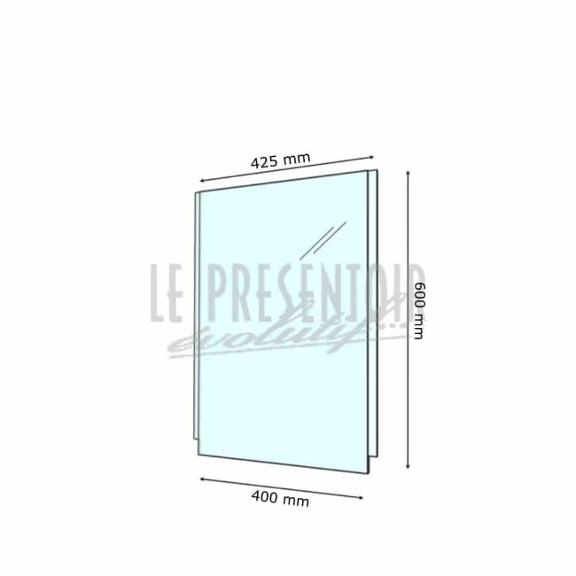 Porte affiche plexi 40 x 60 cm