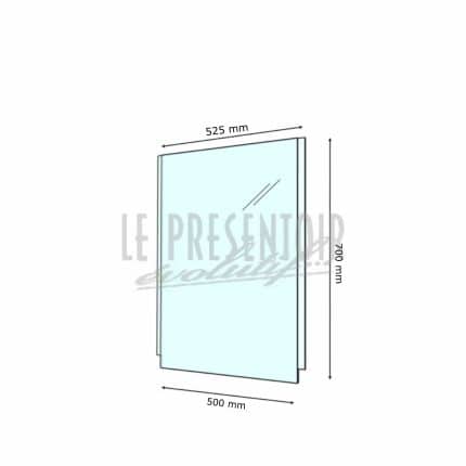 Porte affiche plexi 50 x 70 cm