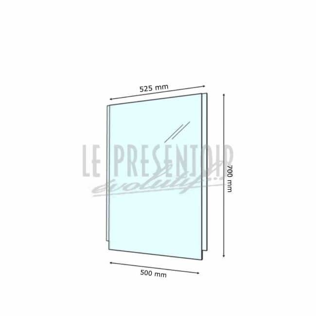 Porte affiche plexi 50 x 70 cm