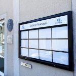 Vitrine Affichage Notaire