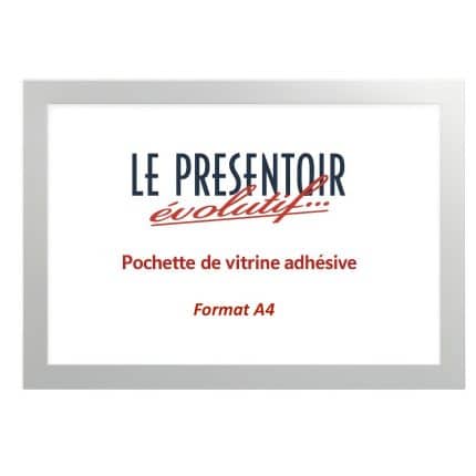 Pochette vitrine adhésive A4