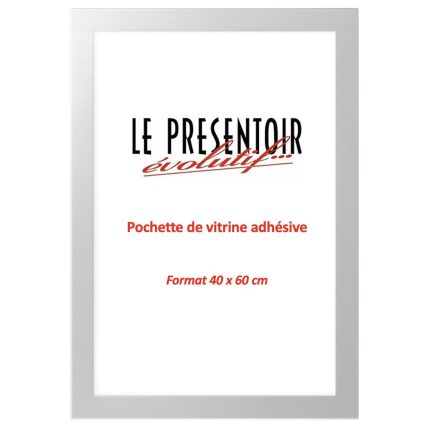 Pochette vitrine adhésive 40 x 60 cm