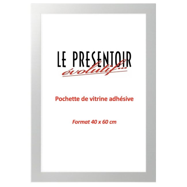 Pochette vitrine adhésive 40 x 60 cm